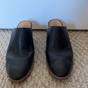 Madewell leather harper mule slides